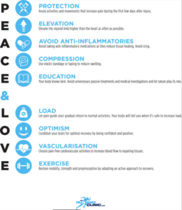 peace & love soft tissue managment protocol